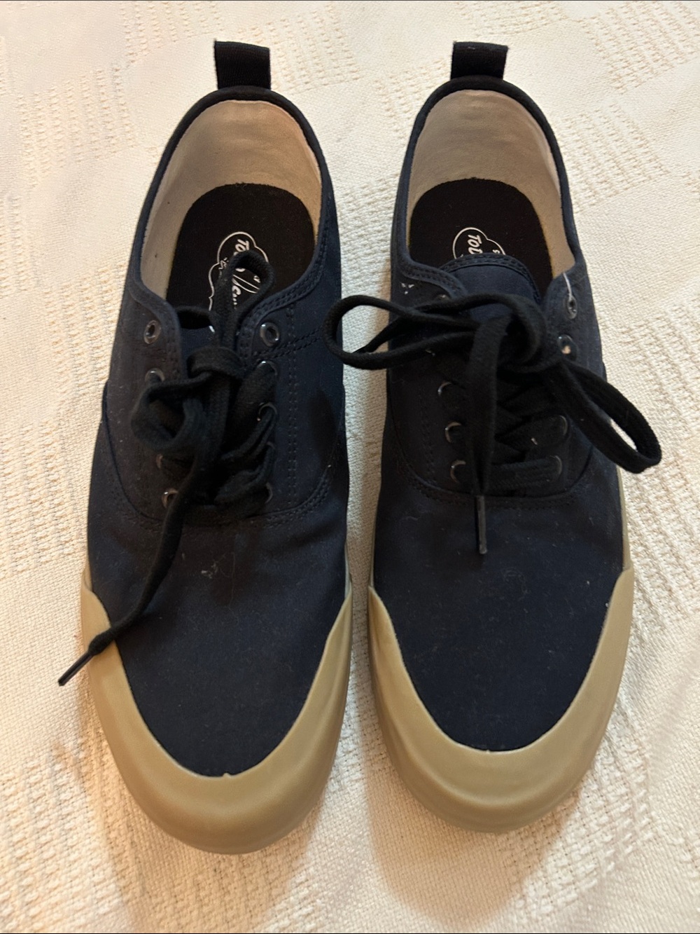 Tom Snyder x Sperry lace-up canvas sneakers
